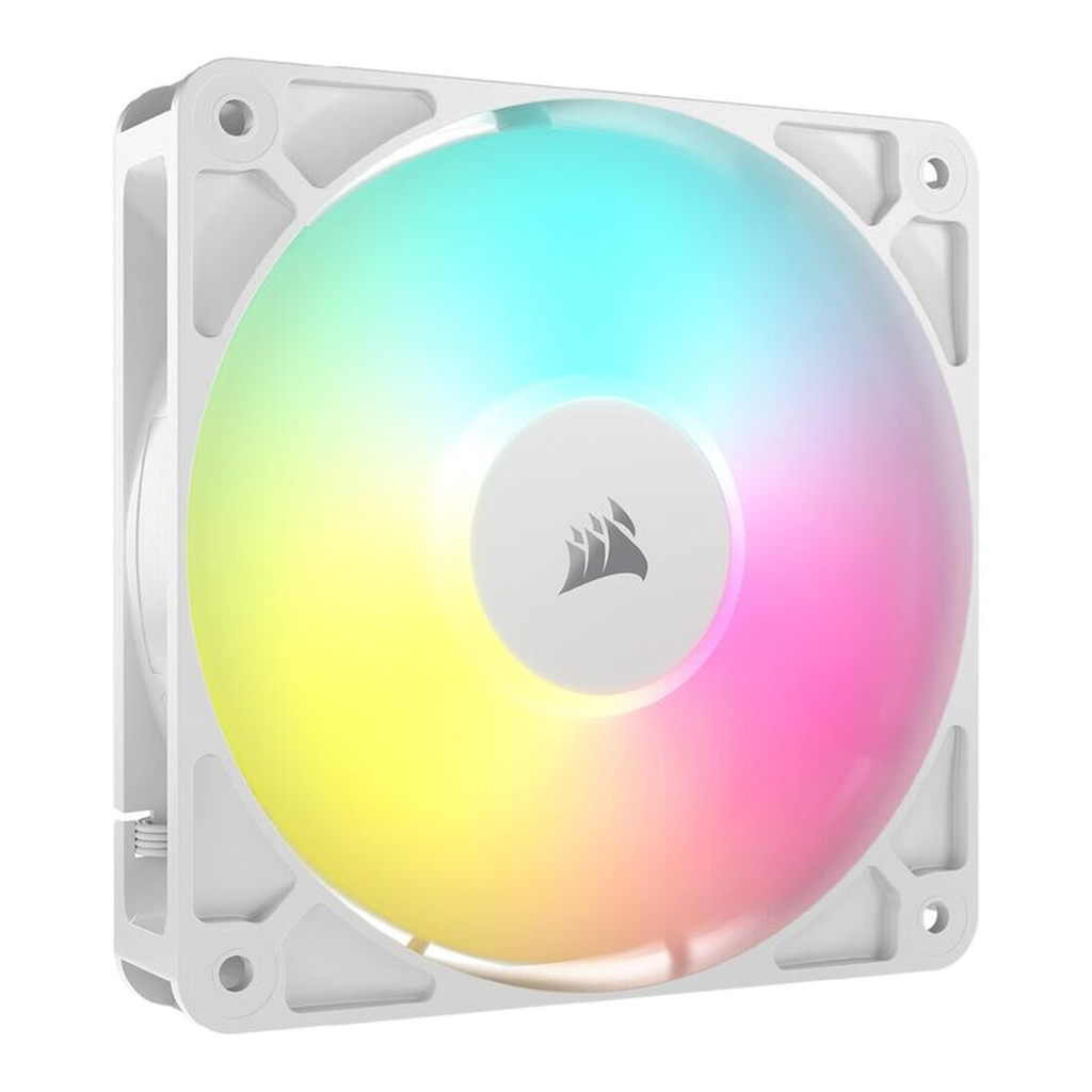 CORSAIR RS120 ARGB White, 120mm ARGB Fan, Single Pack