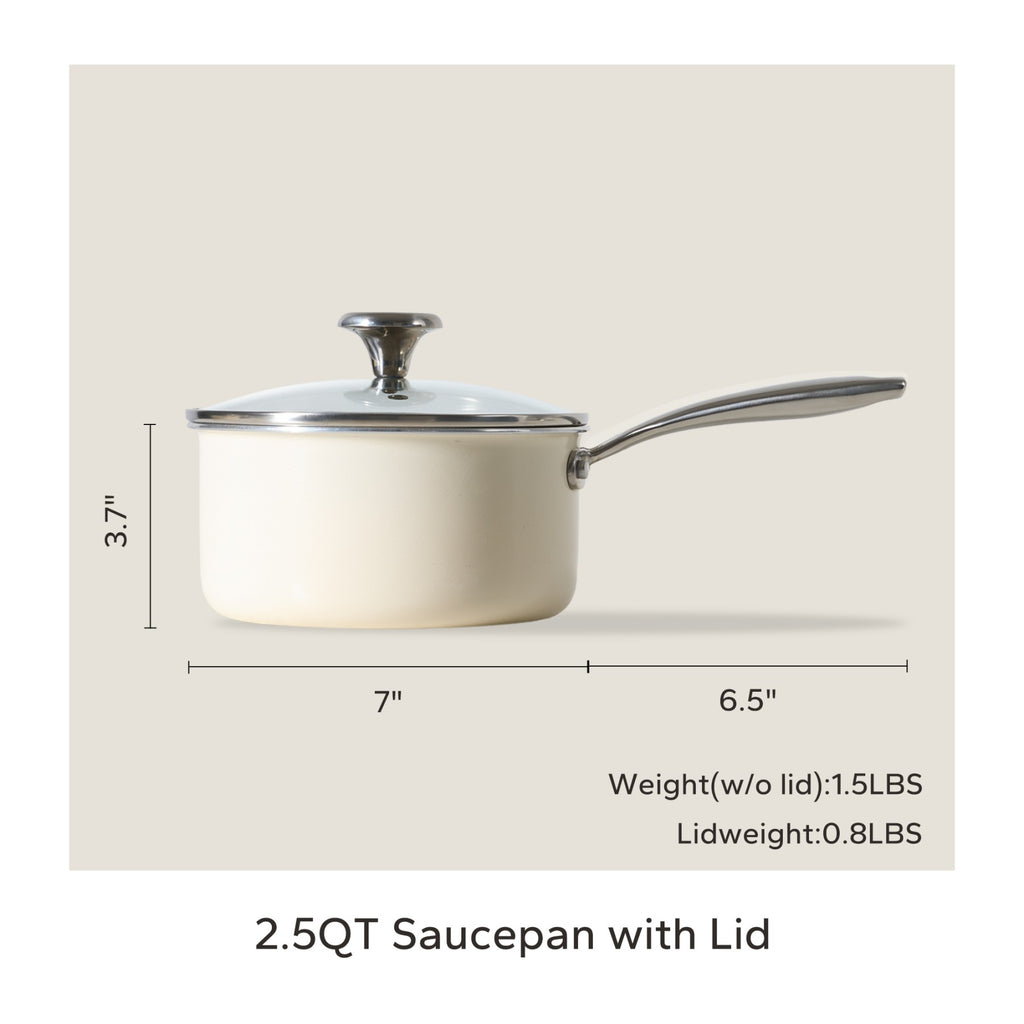 Redchef Gemstone Casserole en aluminium 18cm Beige