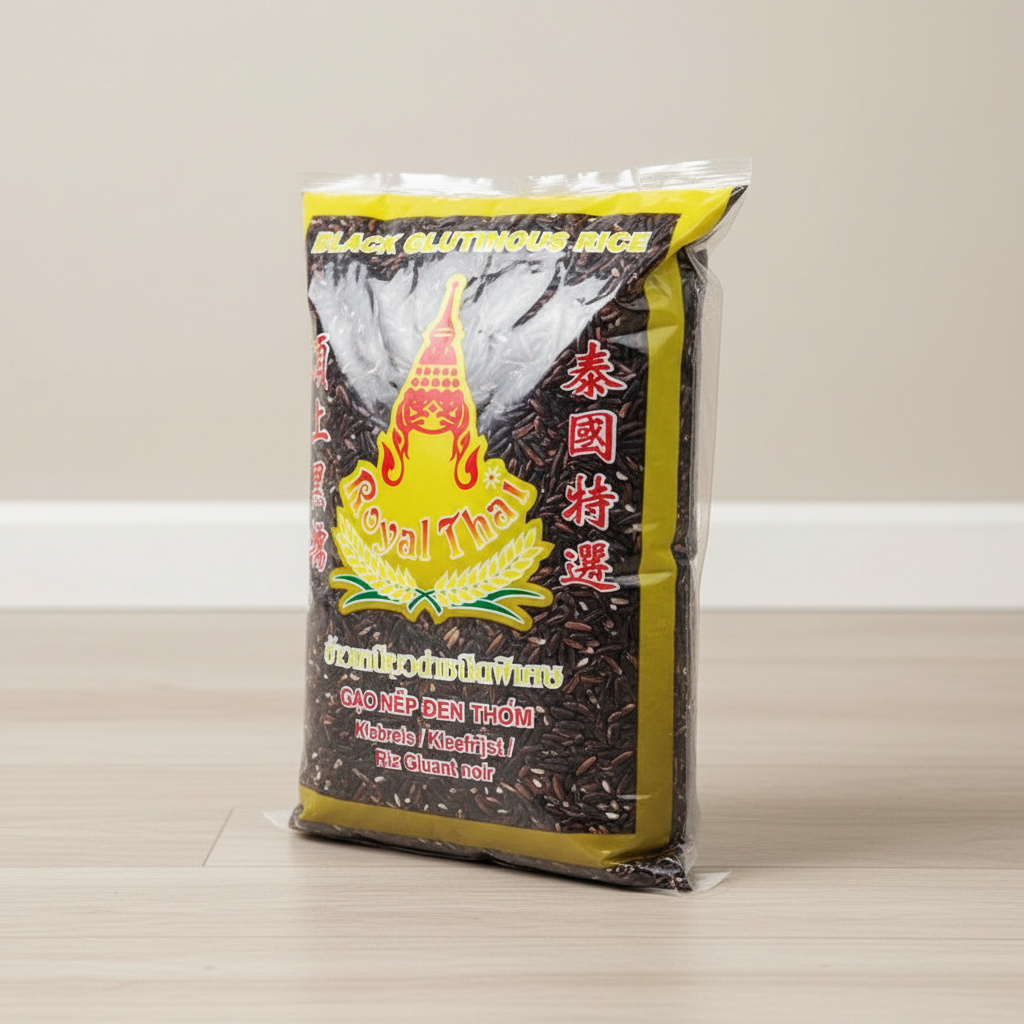 Royal Thai Riz gluant noir - 1 kg