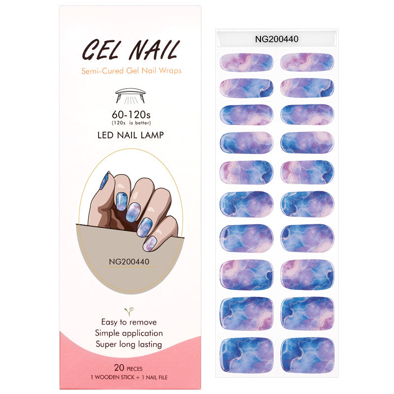 MeoMagic 14-194 Autocollants gels pour ongles - 20 pièces