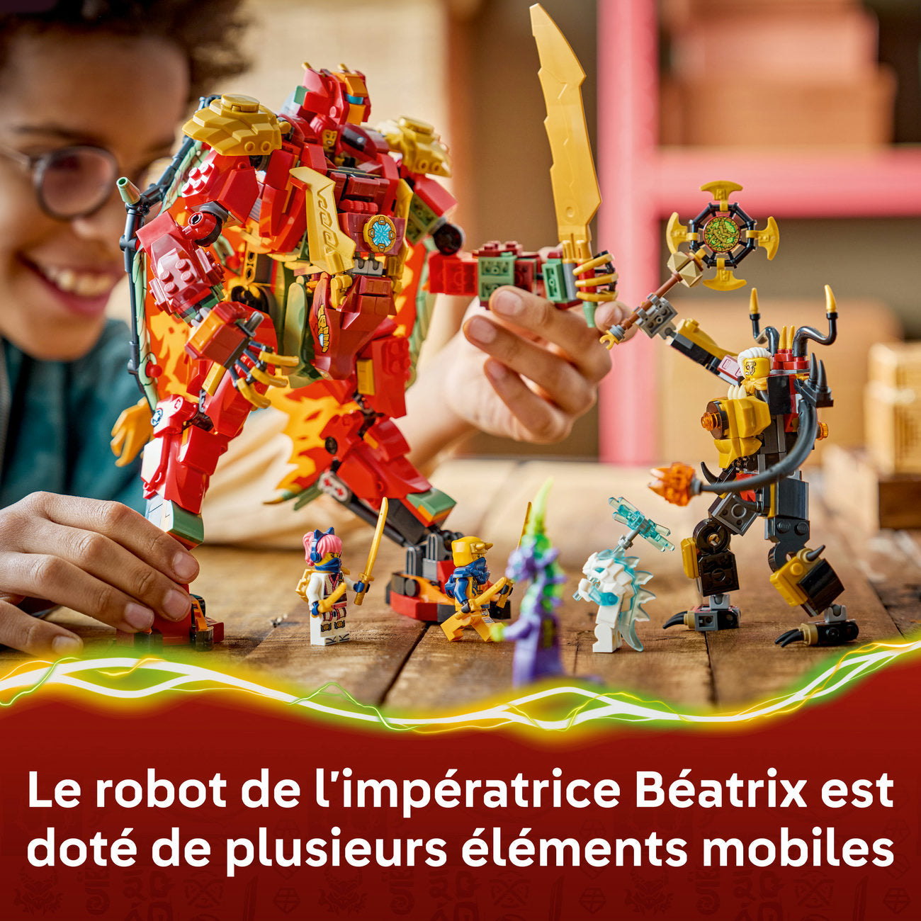 LEGO Ninjago 71868 Le robot dragon transformable de Braséra