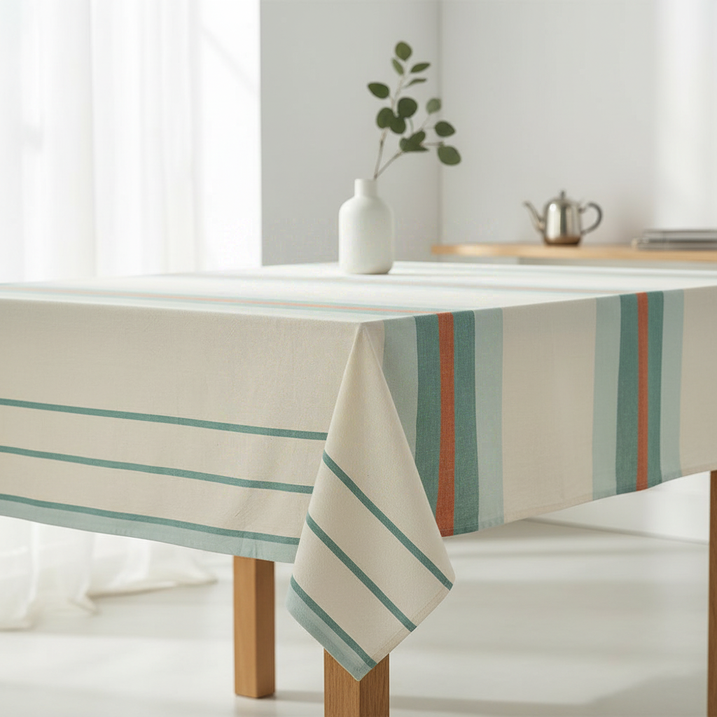 Winkler Nappe recyclée Yuna Vert d’eau 170 x 250