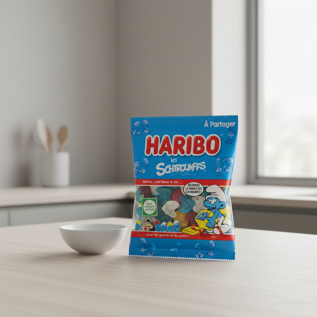 Haribo Bonbons Schtroumpfs - 120 g
