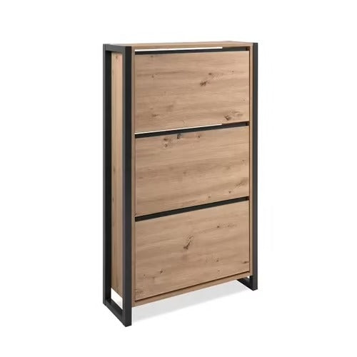 Denver 49A Meuble à Chaussures – L. 70 x P. 25 x H. 125 cm