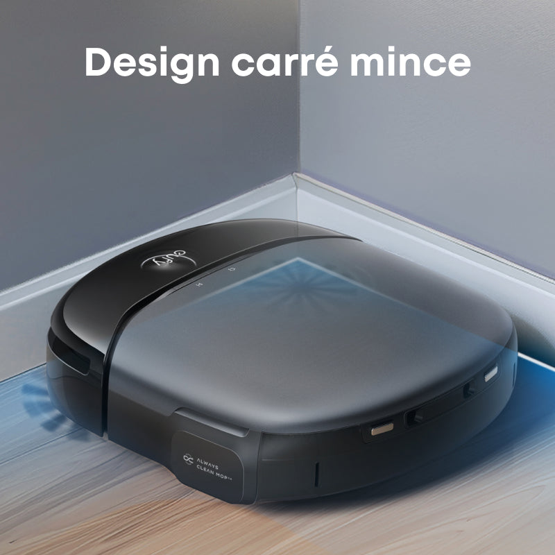 eufy Omni S1 – Robot aspirateur, système de lavage des sols révolutionnaire, Station UniClean 10-en-1 pour un nettoyage sans tracas, aspiration puissante de 8 000 Pa, nettoyage précis des bords aux coins