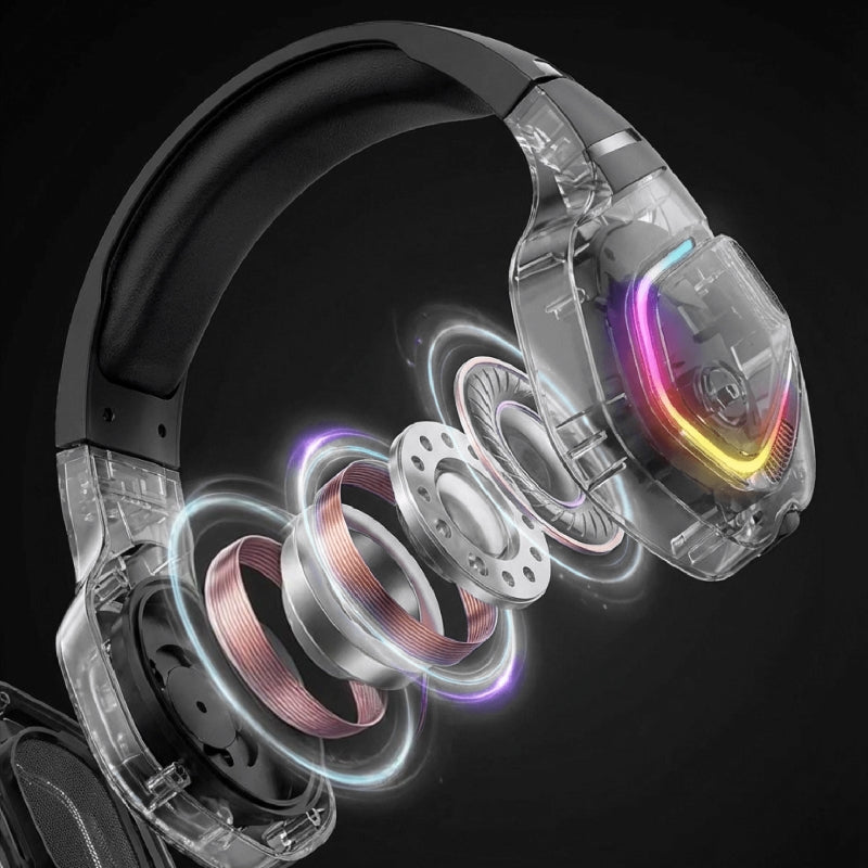 Casque de jeu filaire Siukie H100 avec prises USB et 3,5 mm, RGB