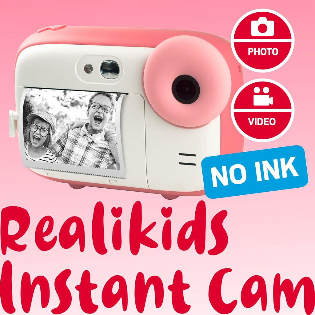 AgfaPhoto Appareil photo numérique avec imprimante pour enfants - Rose