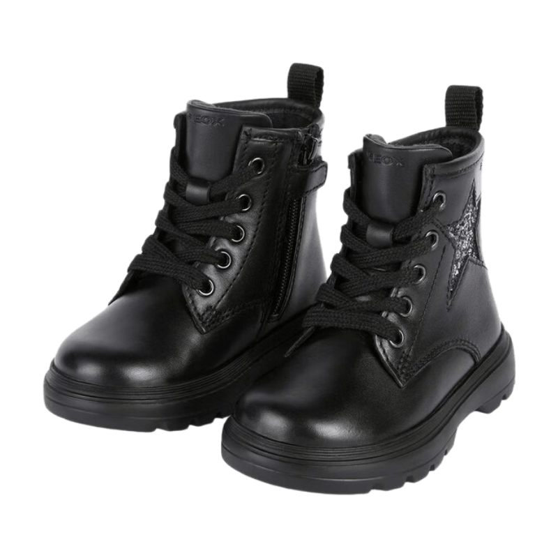 GEOX Kiddartah Bottes pour Tout-petits Filles Noir