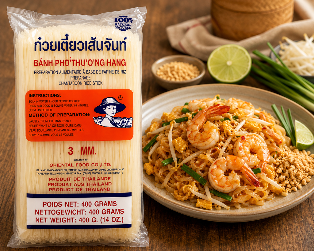 Farmer Brand Nouilles de riz droites 3 mm 400 g