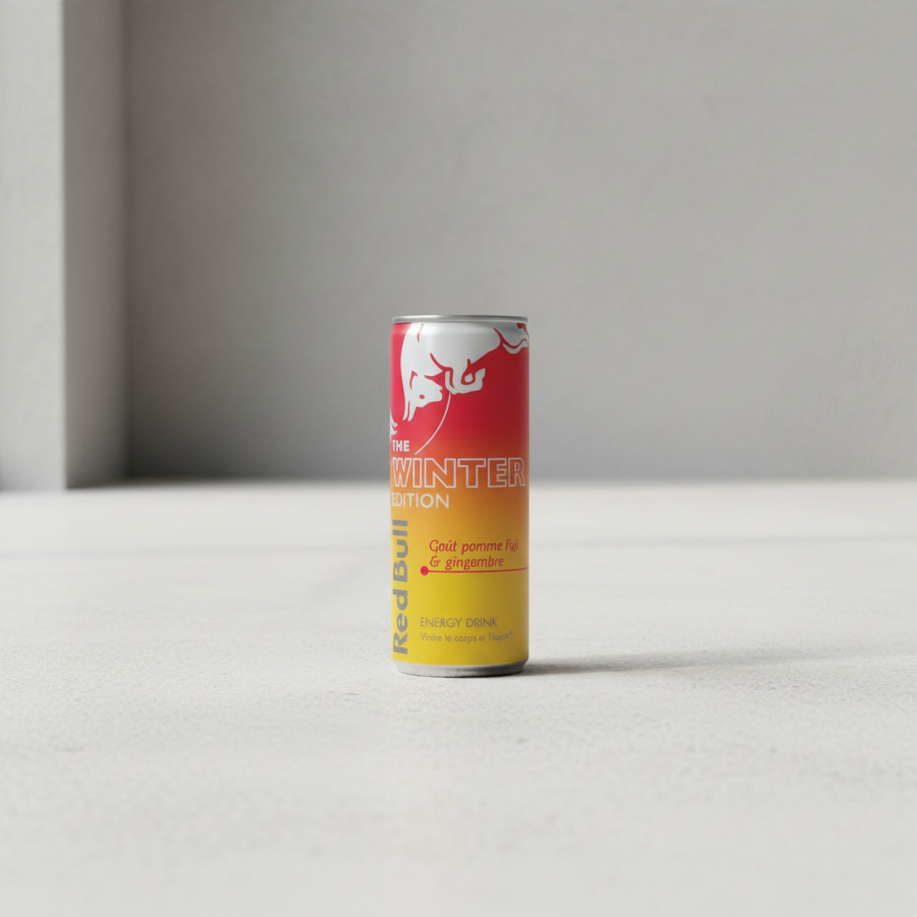 Red Bull Boisson énergisante Pomme Fuji-Gingembre - 24 canettes de 25 cl