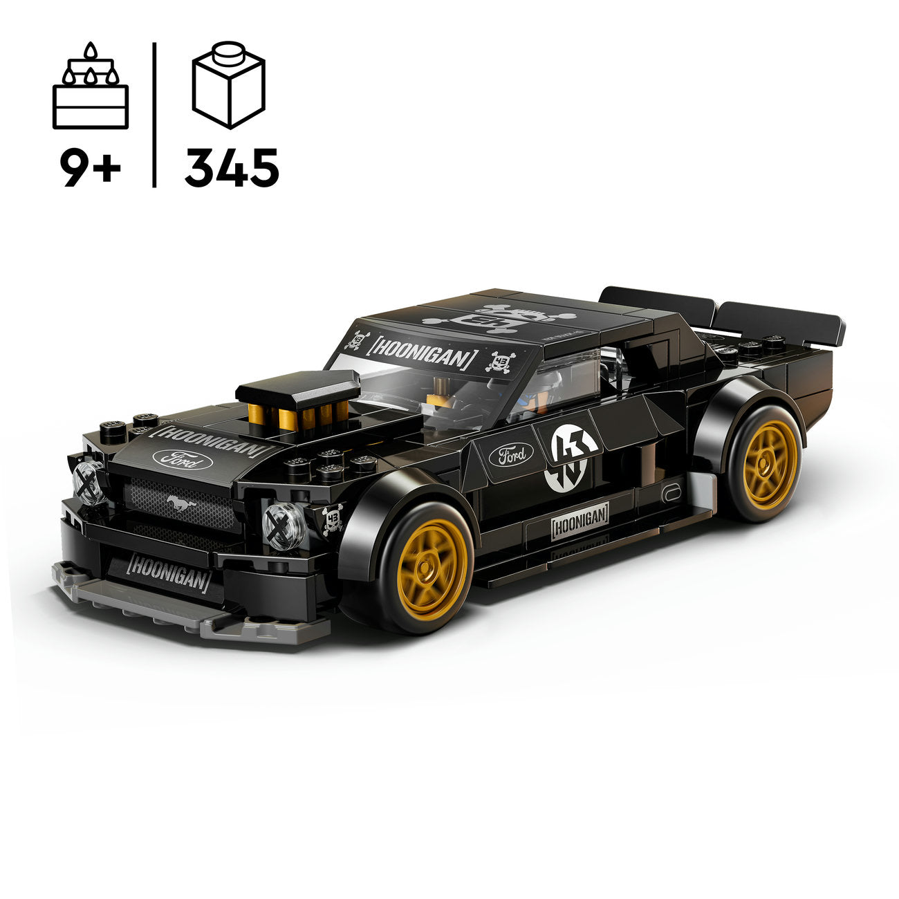 LEGO Speed Champions 77262 La Ford Mustang Hoonicorn V1 de 1965 de Ken Block
