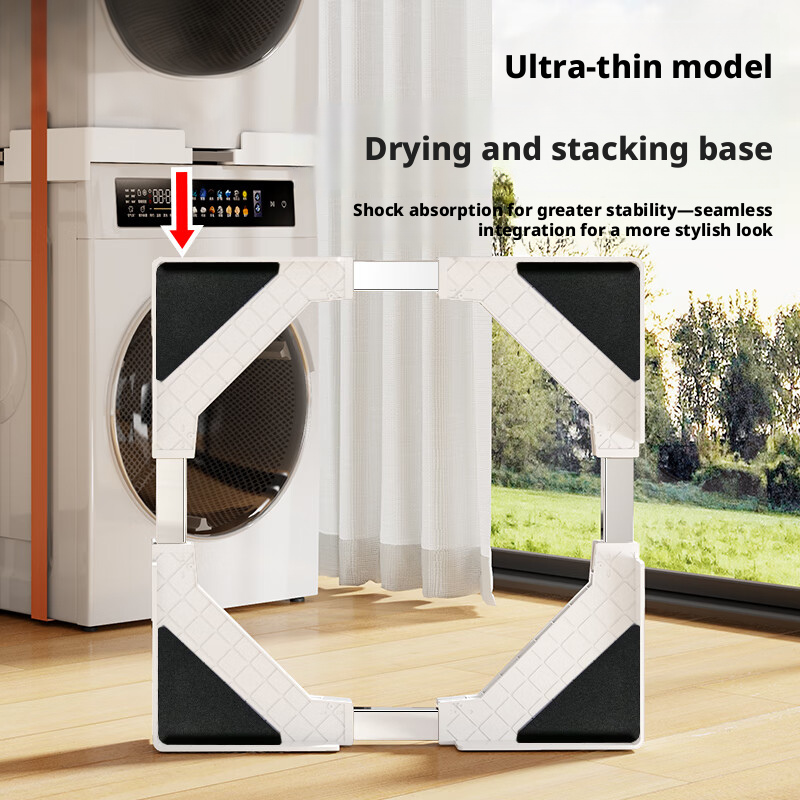CNTSLNB+ Base de machine + base de superposition pour lave-linge et sèche-linge