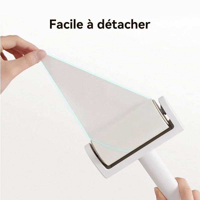 JORDAN&JUDY Grand papier adhésif anti-poussière 16 cm, déchirable, pour utilisation avec un rouleau anti-poussière, 360 feuilles (6 rouleaux de papier adhésif)