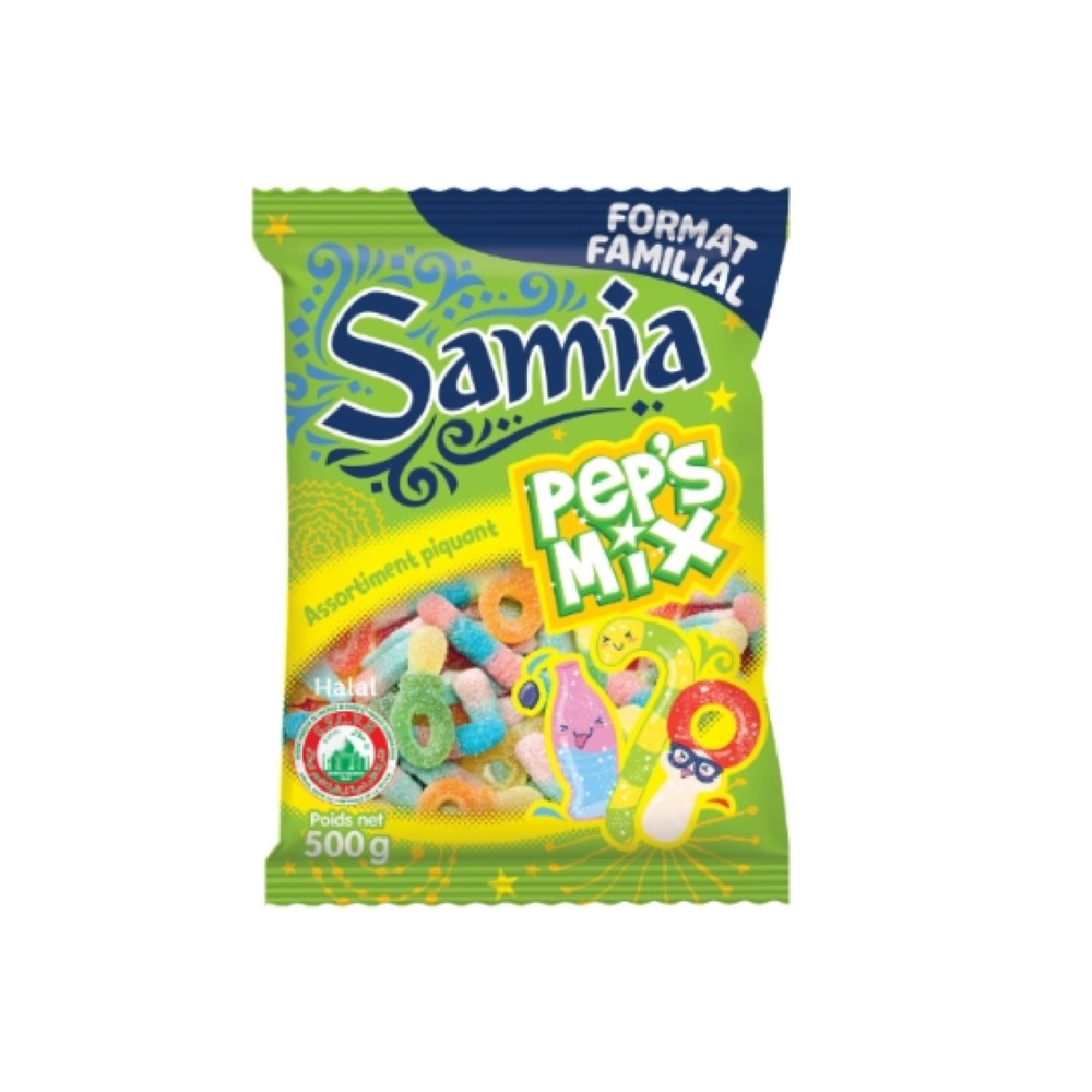 SAMIA Assortiment bonbons piquants Halal 500 g