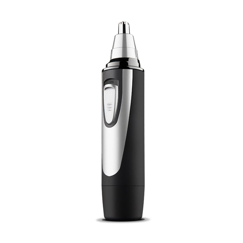 Tondeuse pour poils d’oreilles et de nez Sparoma, à piles, étanche IPX7, lames en acier inoxydable avec capuchon protecteur – TC-3550, Noir