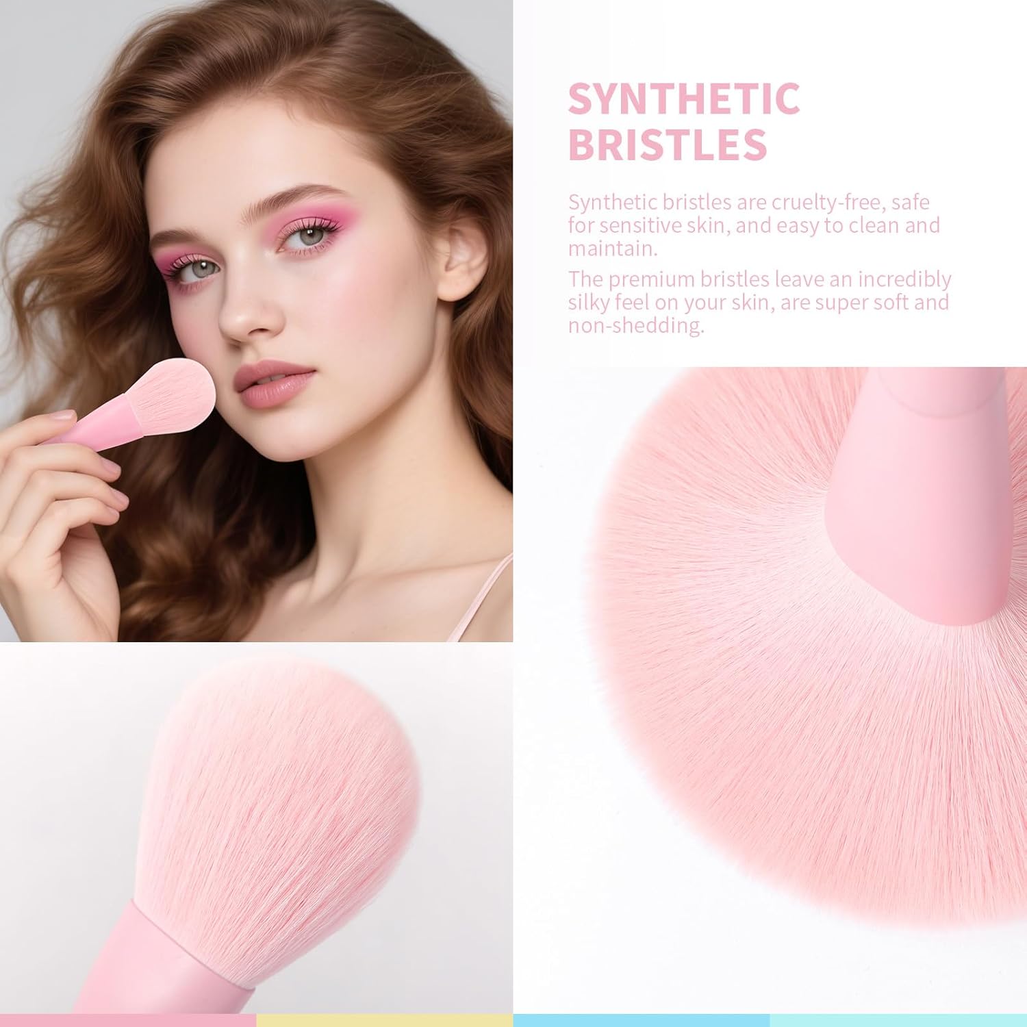 docolor Coffret de 17 pinceaux de maquillage - Color Block 2.0