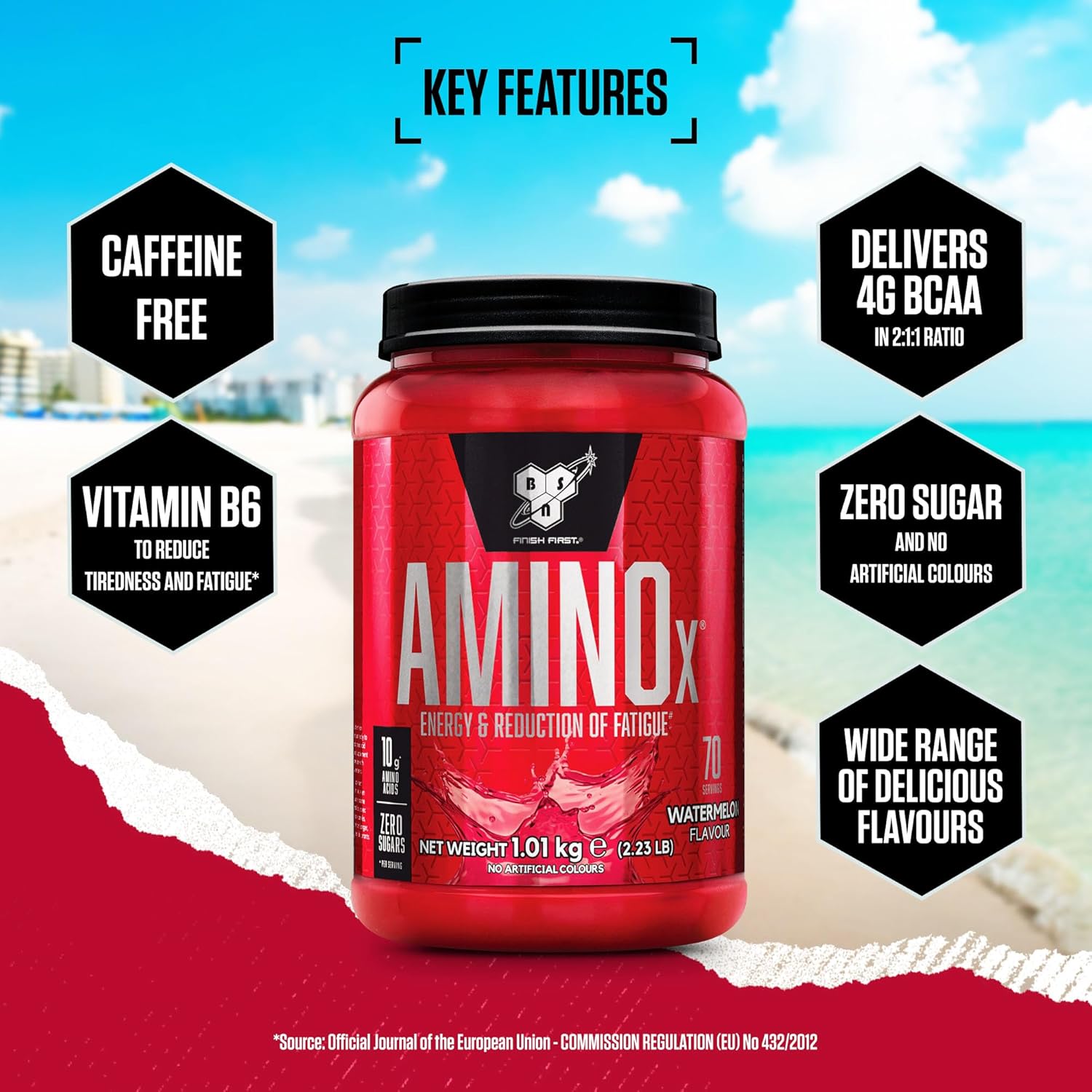 BSN Amino X 1 kg Pastèque