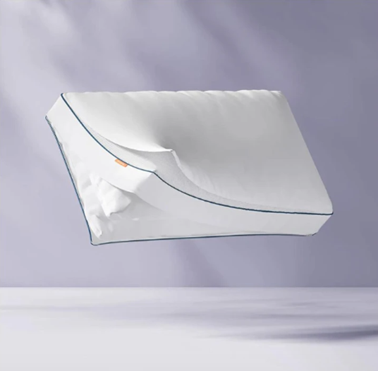 Emma Oreiller Original Confort thermorégulant 60 x 60 cm | Thermorégulant et respirant | Doux et moelleux | Hauteur adaptative | Hypoallergénique et lavable
