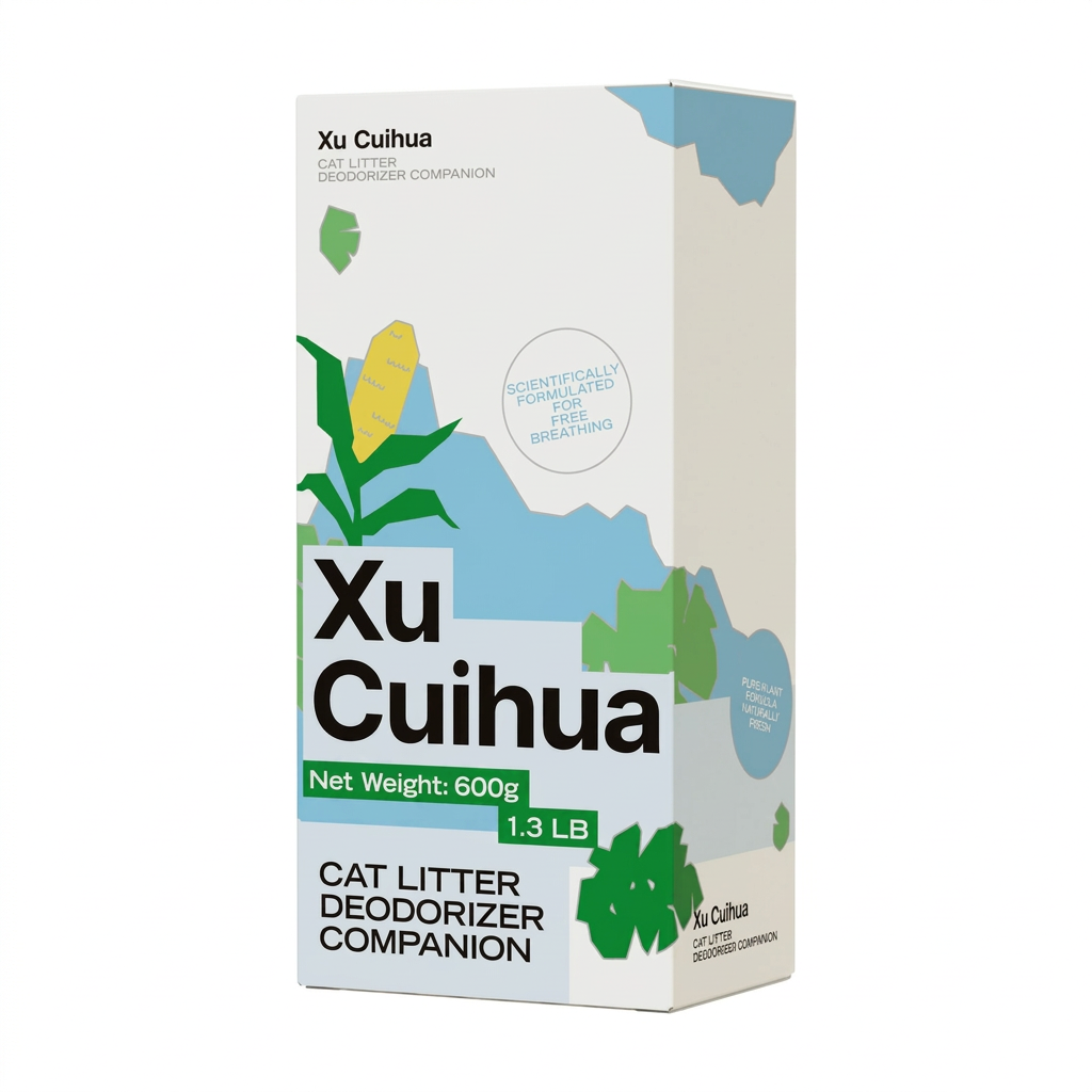 Xu Cuihua Désodorisant pour litière de chat 600 g x 1