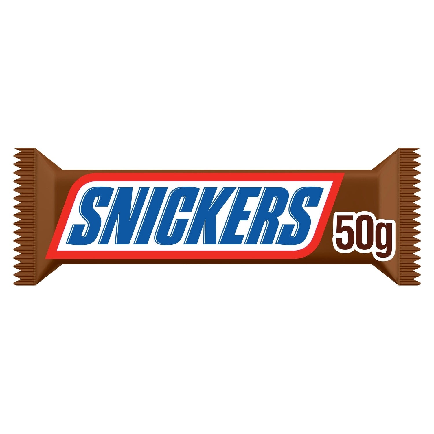 Snickers Barre de Chocolat au Lait Cacahuète Caramel 50 g