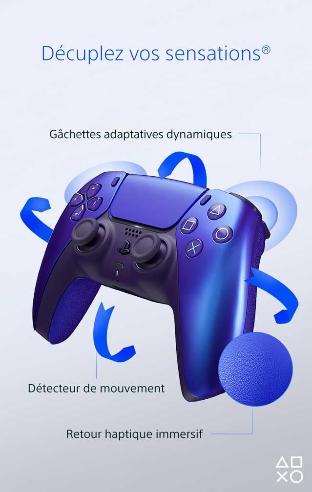 Sony Manette PS5 sans fil Dualsense - Chroma Indigo