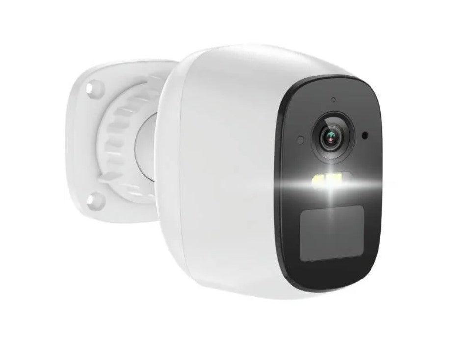Konyks Camini Air SE Caméra de Surveillance d'extérieur sans fil, Wi-Fi, IP65, batterie 5200 mAh, Blanc