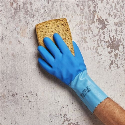 MAPA Gants spécial travaux lourds latex triple épaisseur doublés coton Taille L 1 paire