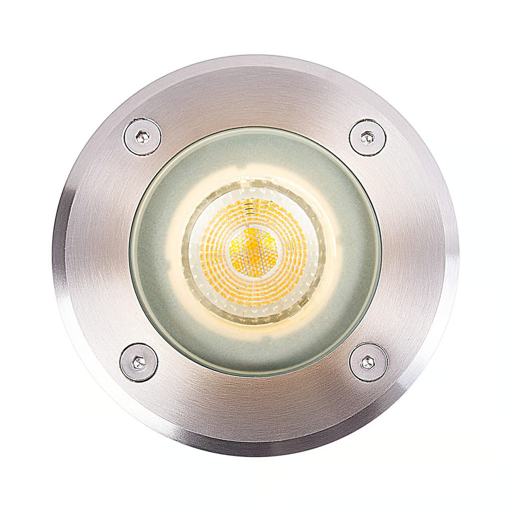Encastré de sol ANDOR rond - GU10 - aluminium inox IP67 - Nordlux, Extérieur