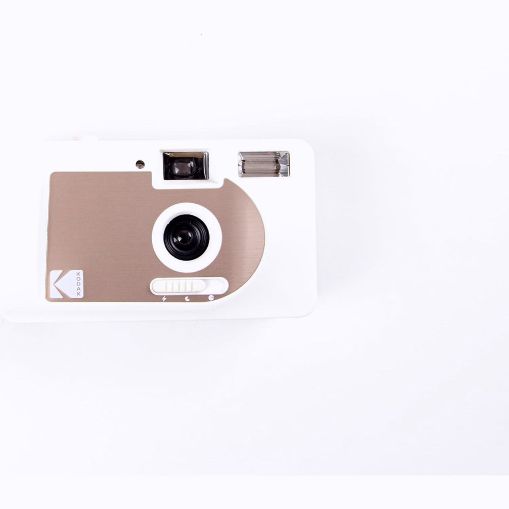 Kodak Appareil photo argentique motorisé S88, Argent, Blanc et Marron