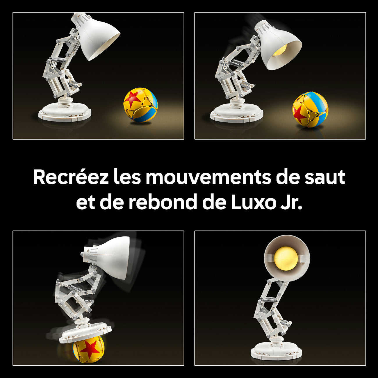 LEGO Ideas Disney Pixar 21357 Luxo Jr. Set de Construction