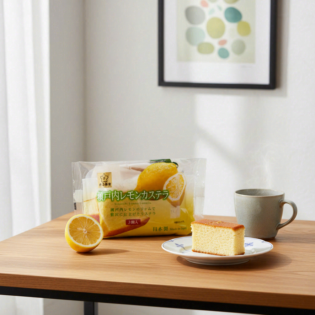 Sakuraseika Sakura Seika Setouchi Gâteau au Citron 3 Pièces 93 g