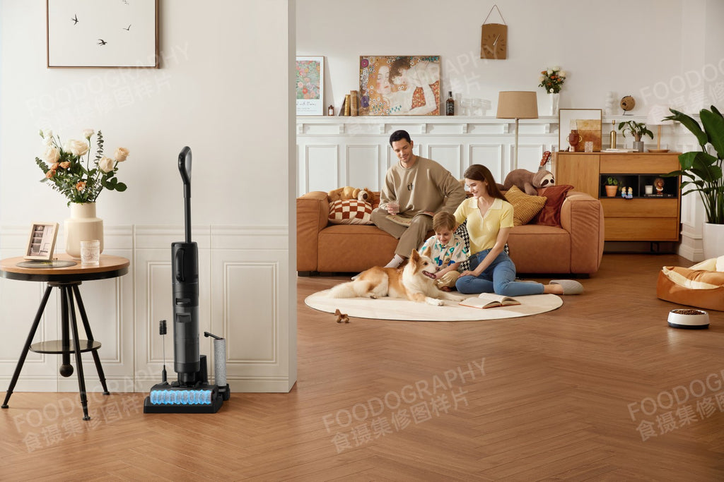 Dreame H12 Dual Aspirateur laveur sans fil 4-en-1, séchage à l’air chaud, nettoyage intelligent, nettoyage des bords, commande vocale