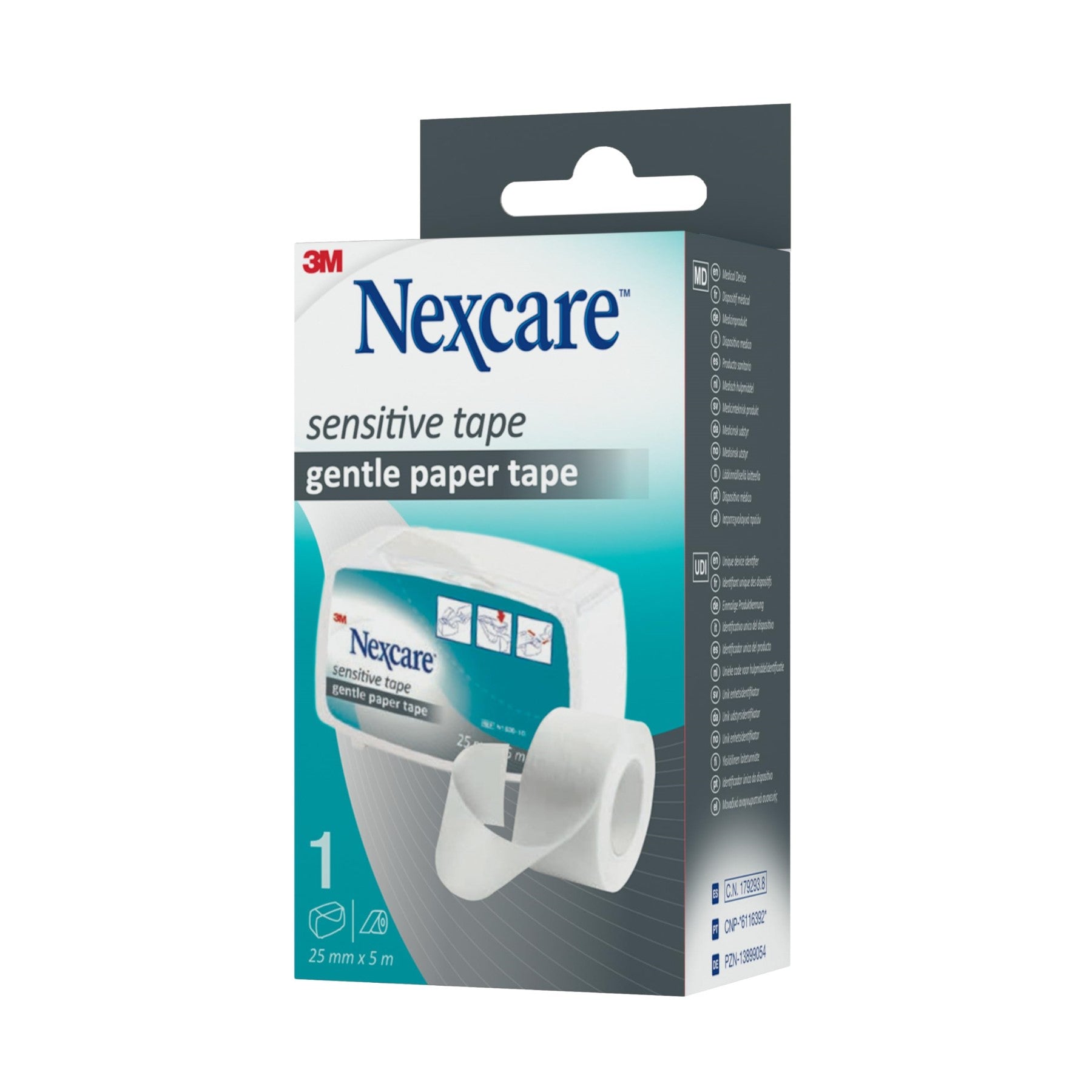 NEXCARE™ Ruban adhésif sensible, 25 mm x 5 m, 1 rouleau