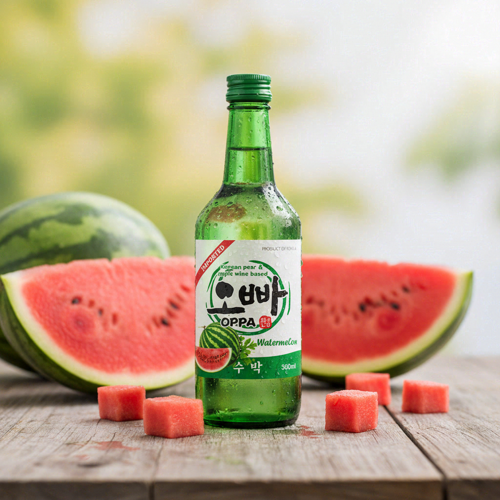 OPPA Soju Pastèque 12 % - 360 ml