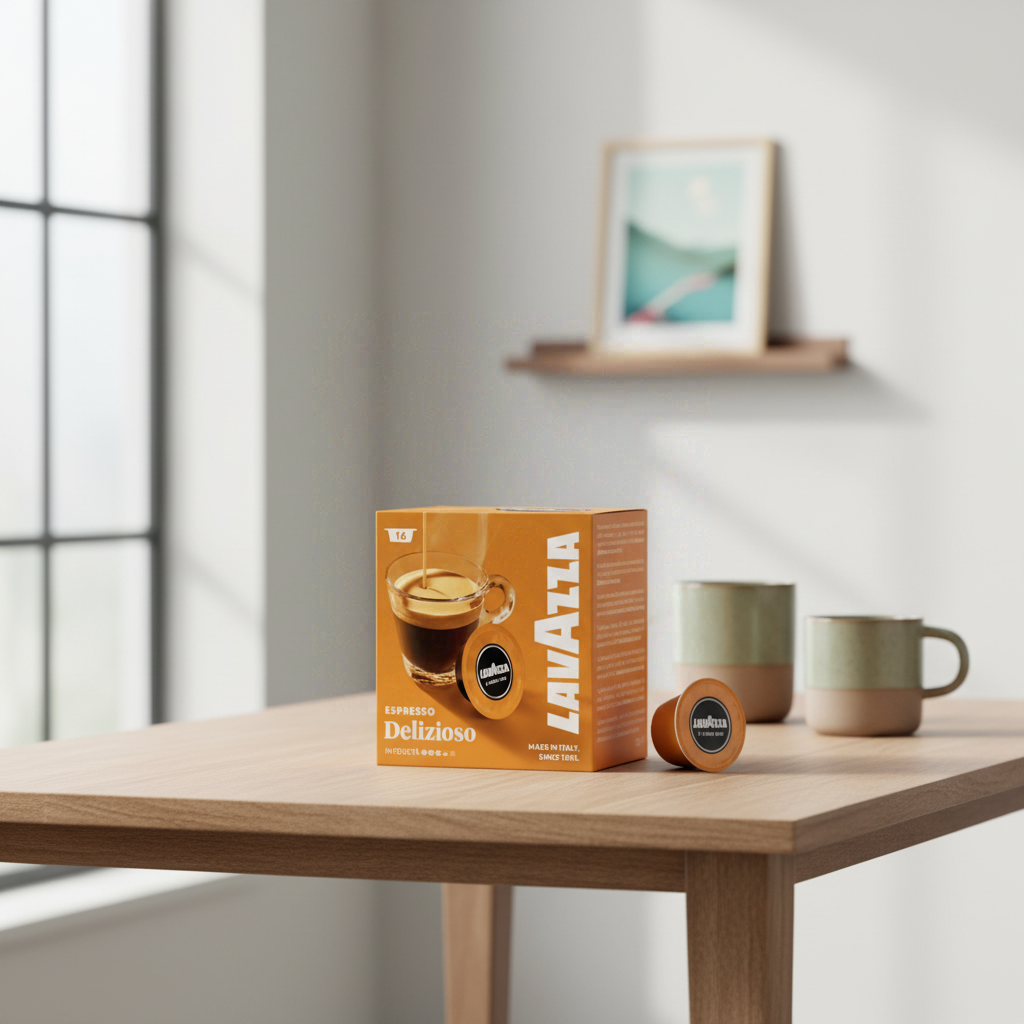 LAVAZZA Capsules Compatibles A Modo Mio Delizioso 16 capsules