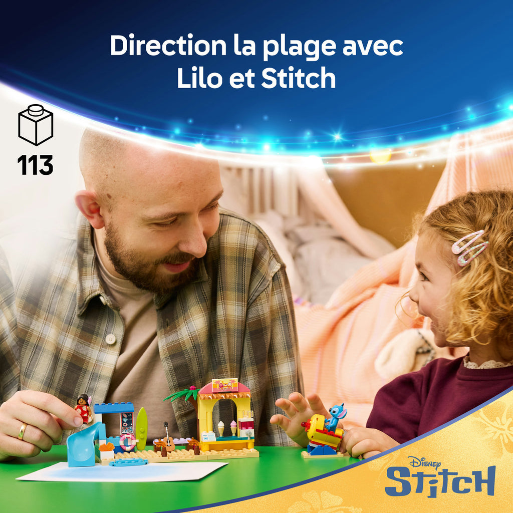 LEGO Disney Classic 43280 Jeux de plage avec Lilo et Stitch