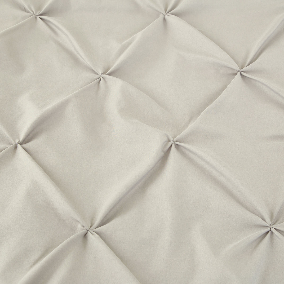 Ensemble housse de couette et taies d'oreiller en lin naturel, coloris assortis, effet plissé et aspect froissé, 200 x 200 cm + 80 x 80 cm x 2