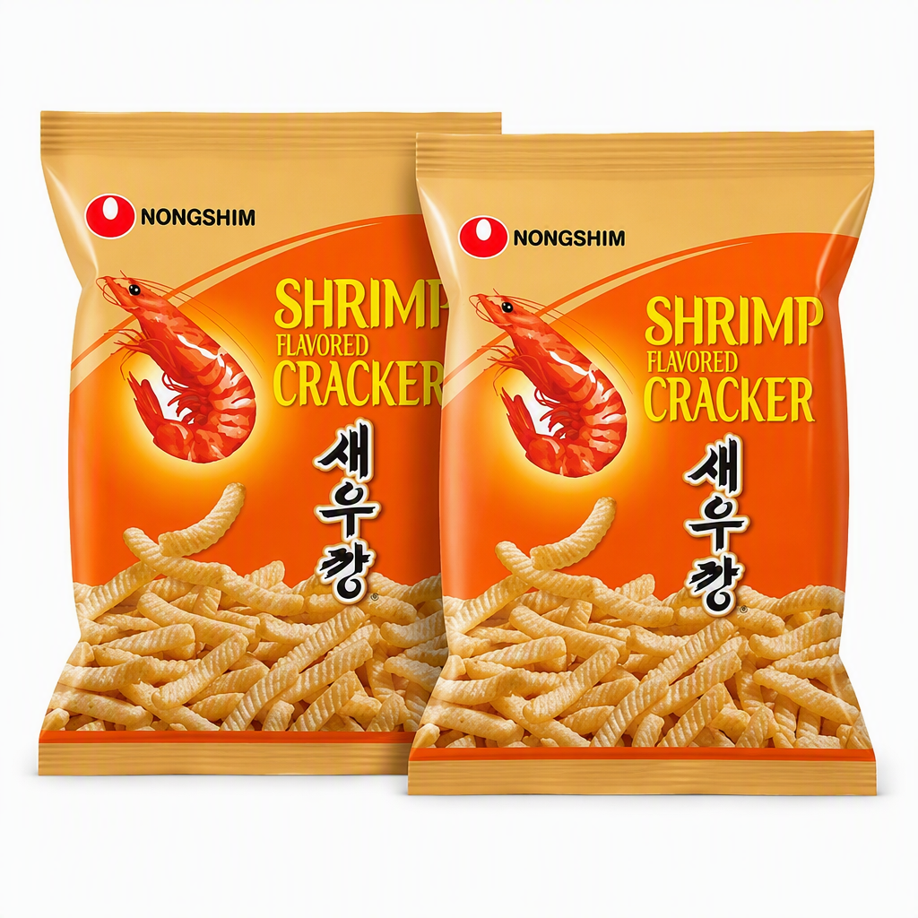 Nongshim Snack aux crevettes - 75 g ( Lot de 2)