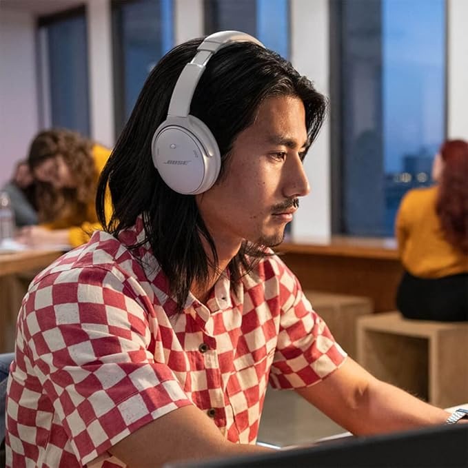 Bose QuietComfort Casque Bluetooth à Réduction de Bruit - Blanc