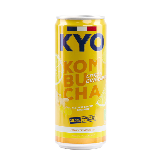KYO Kombucha Citron Gingembre Bio 33cl