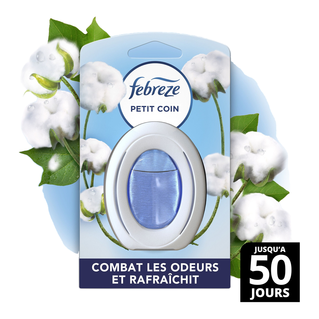 Febreze Désodorisant pour petits espaces Fraîcheur coton x 1