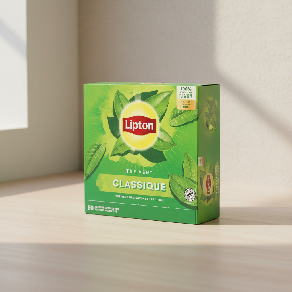 Lipton Thé vert classique - 50 sachets, 65 g
