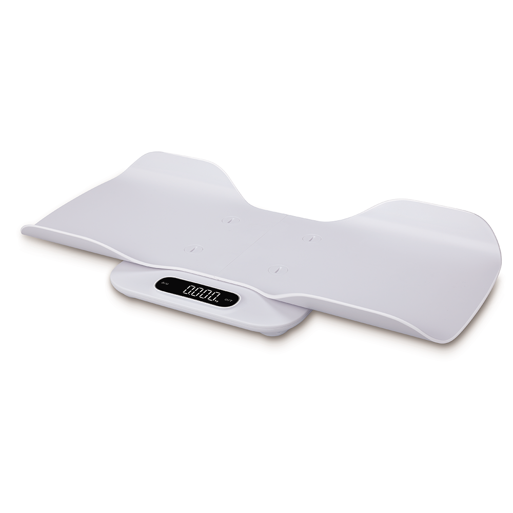Sparoma ER7250 Pèse-bébé avec plateau amovible, précision 5 g/0,01 lb, maintien automatique, tare et comparaison, balance numérique universelle pour bébés, animaux de compagnie, tout-petits et adultes, capacité 180 kg/400 lb