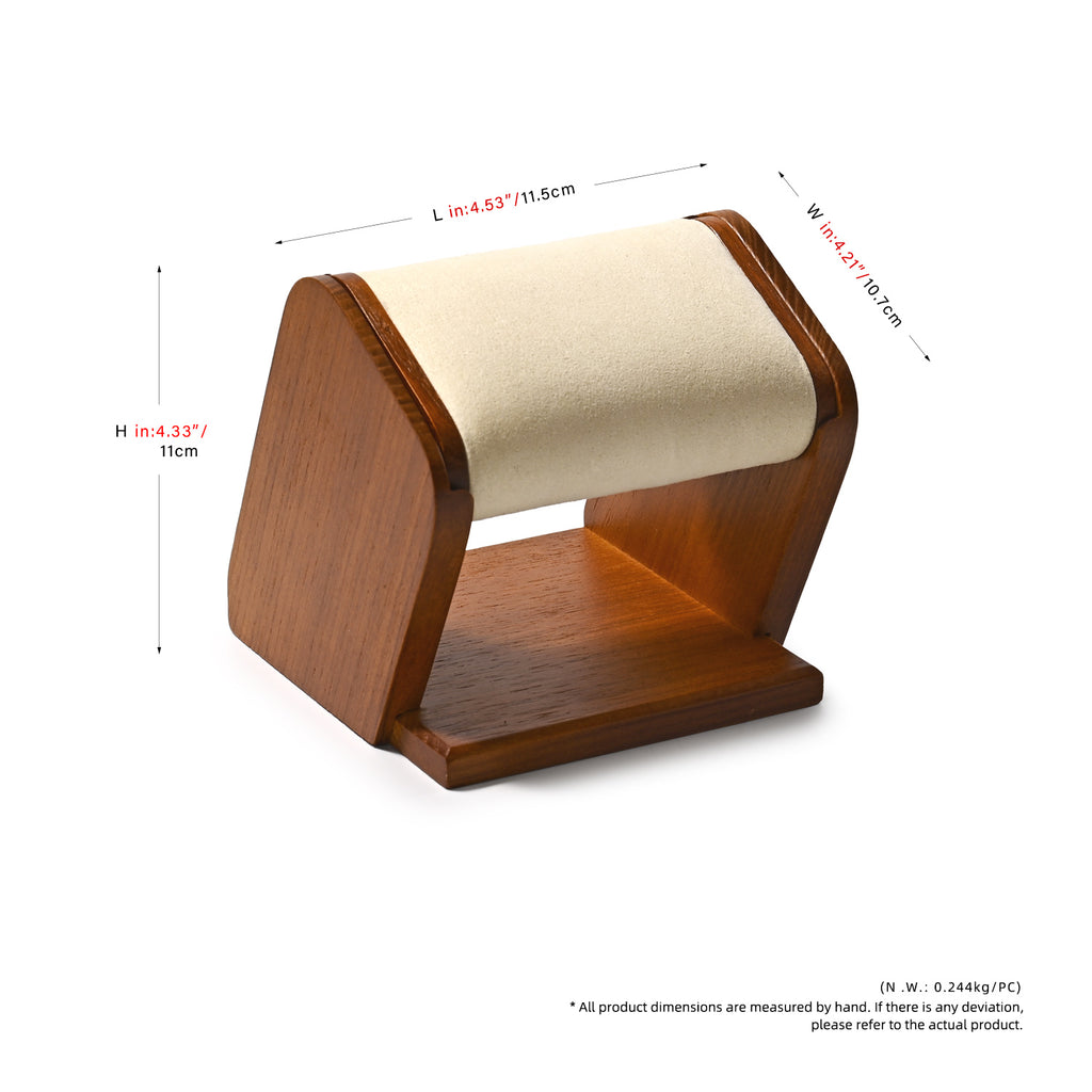 Oirlv Supporteur de montre en bois, présentoir et organisateur de rangement pour bijoux et montres, pour vitrine