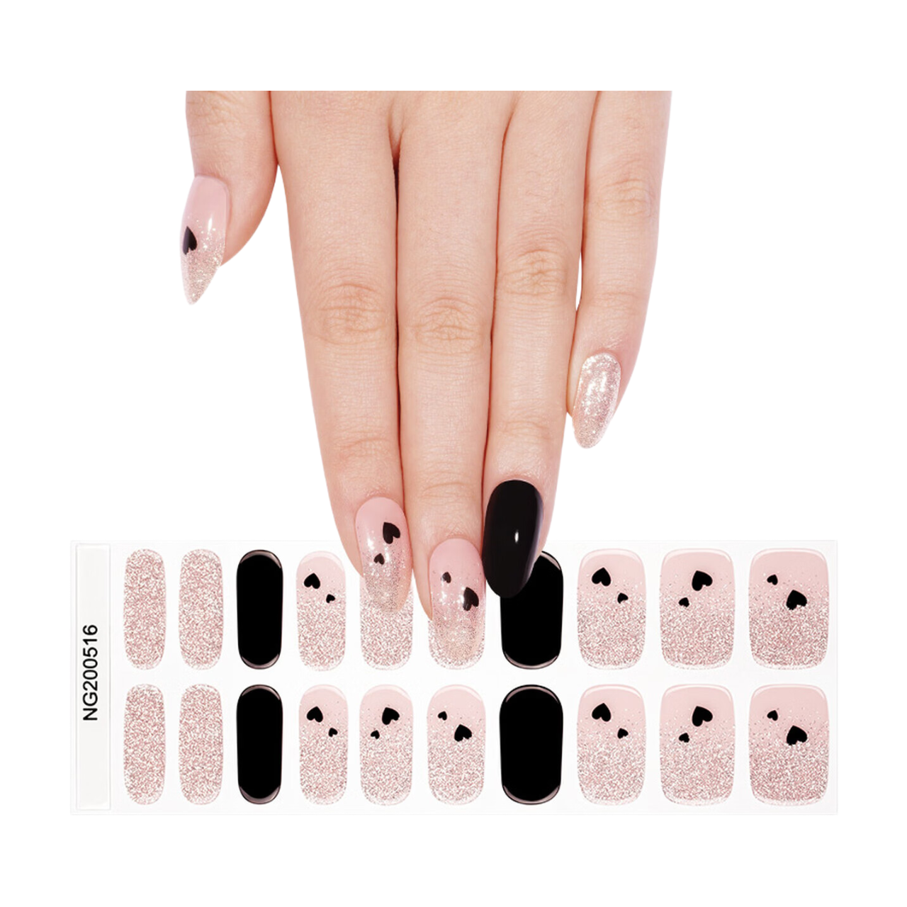 MeoMagic Accessoires Stickers à Ongles en Gel, 20 pcs Modèle N° 14-238