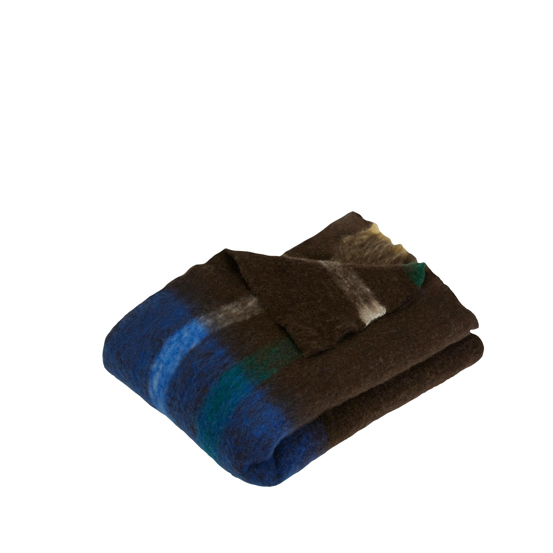 Hübsch Plaid graphique Marron/multicolore