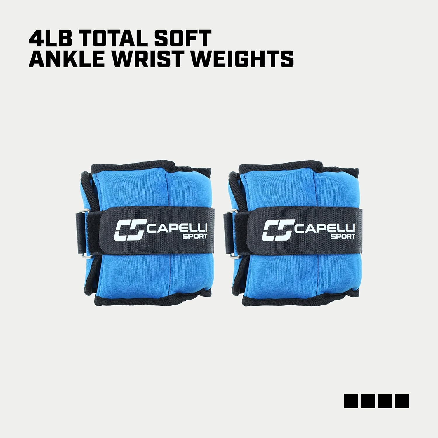 Poids de cheville et poignet 4LB, 2lb*2pcs Poids pour poignet jambe bras pour femmes hommes enfants, Sangles réglables, Poids renforcés pour kinésithérapie, course marche fitness gym entraînement
