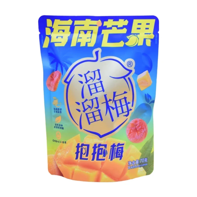 LIU LIU PRUNE Mangue enrobée de prune de Hainan - 70 g