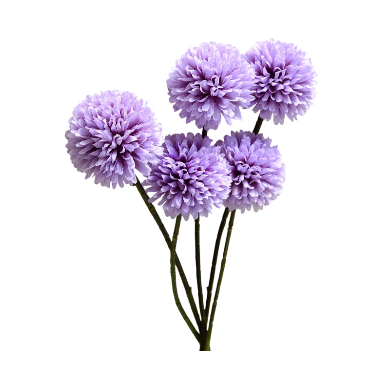 Wei's moment 6 pcs Fleurs artificielles Hydrangée artificielle Décoration pour vase de mariage Violet