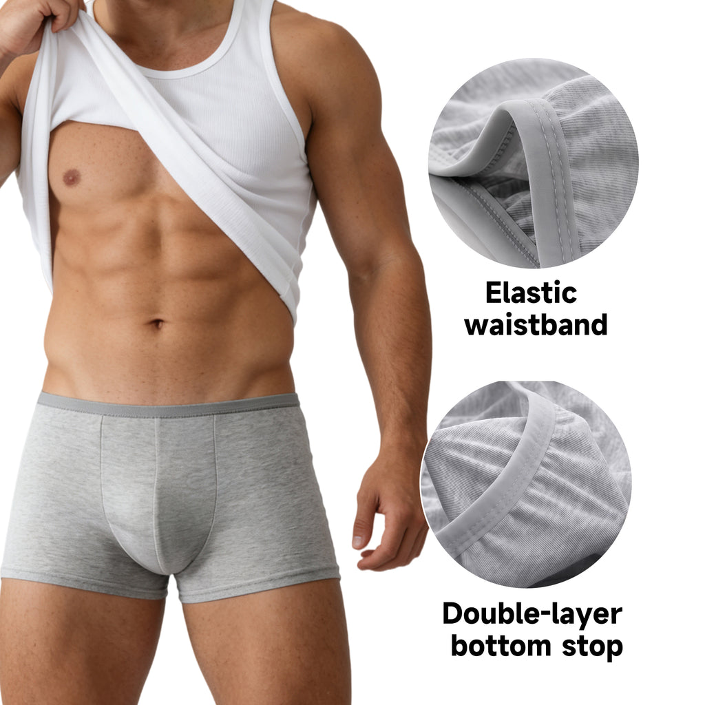 YIJINCHAN Lot de 3 sous-vêtements jetables pour homme en pur coton - Taille XL